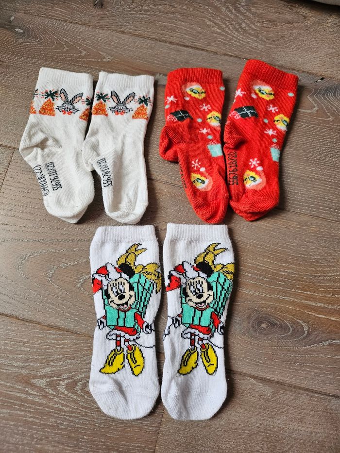 Lot chaussettes Noël 18/20