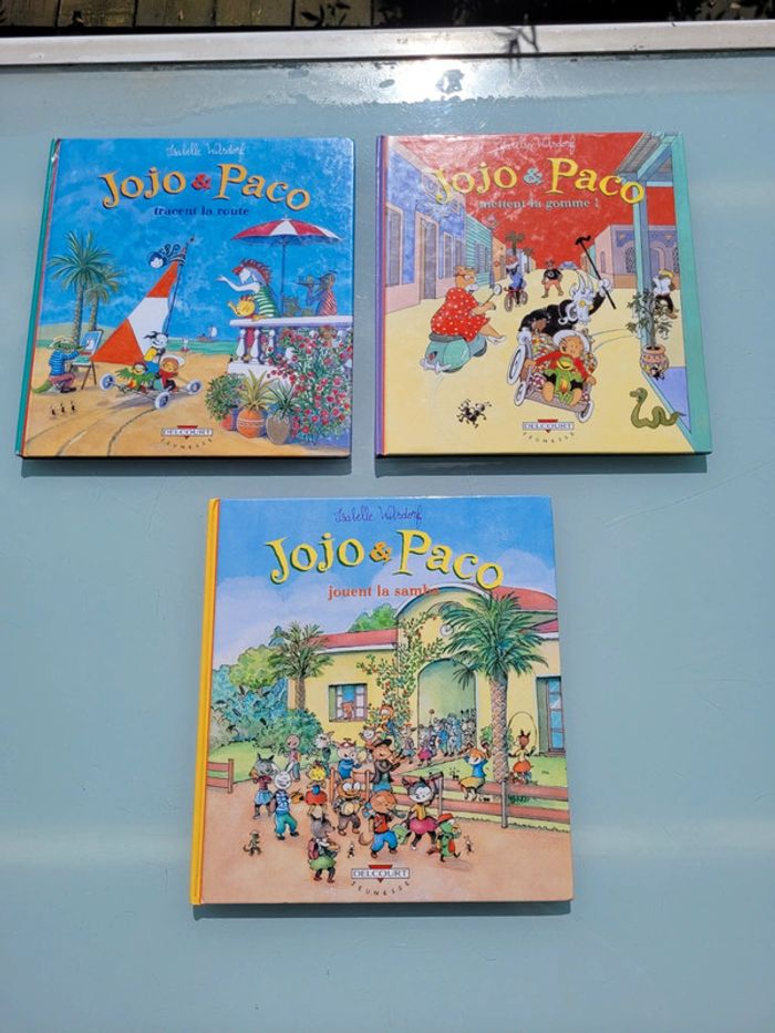 3 livres des aventures de Jojo & Paco : jouent la samba, tracent la route et mettent la gomme! 51