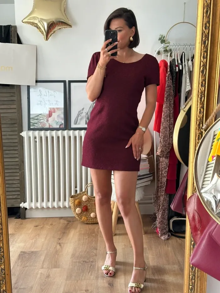 Robe The Kooples lie de vin taille 38 - photo numéro 2