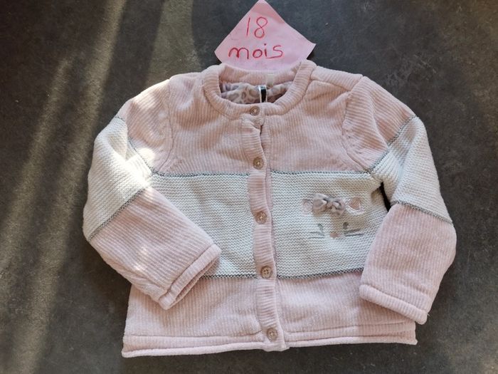 Gros gilet "Chat" 18 mois