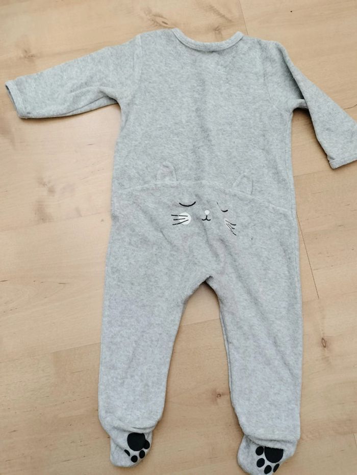 Pyjama velours 12M - photo numéro 2