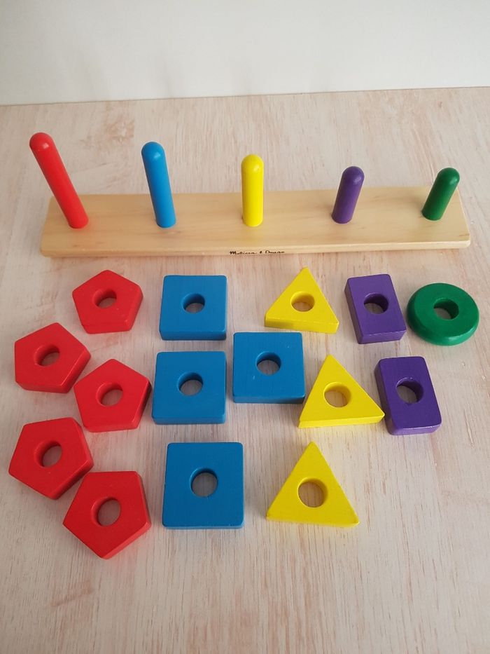 Planche d'activités Melissa&Doug et puzzle bois - photo numéro 4