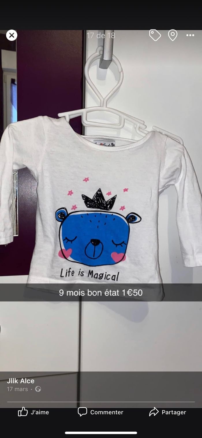 T shirt manches longues