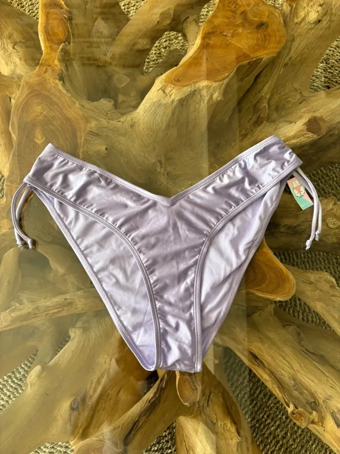 Bas de maillot de bain Ardene violet métallisé XL