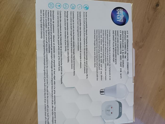 Kit  prise et ampoule connectées neuves  de marque NITYAM - photo numéro 9