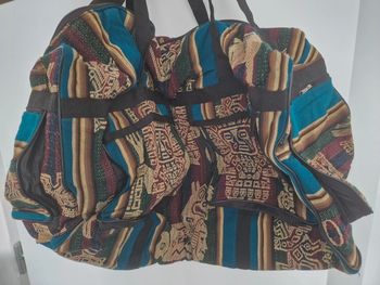 Grand sac voyage artisanal péruvien