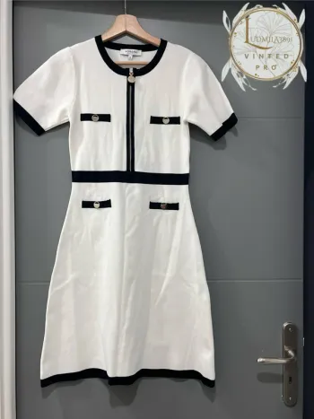 Robe blanche Morgan / 202-Rmoir TM