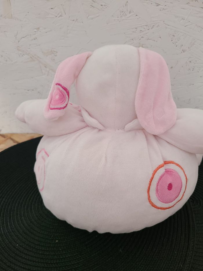 Doudou Boule Lapin Chien Rose Fuchsia Ronds Grelot MGM - photo numéro 4