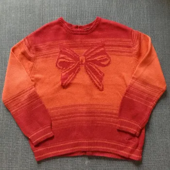 Gilet pull 2 en 1 recto verso Catimini 8 ans