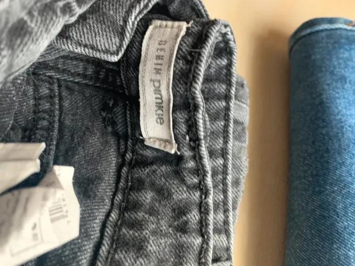 Lots de 5 jeans taille 38 coupe droite ou large - photo numéro 6