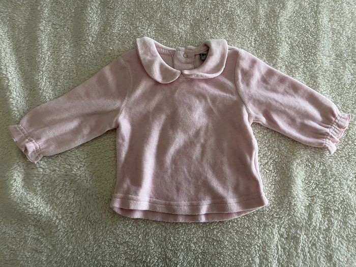 Teeshirt velours bébé