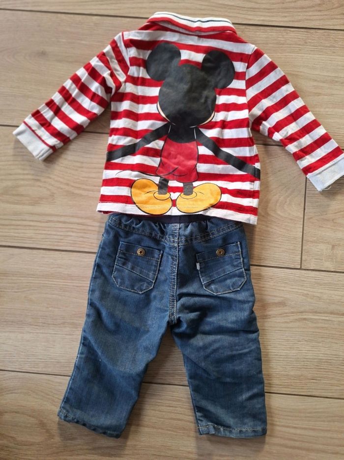 Ensemble 12 mois garçon Mickey - photo numéro 2