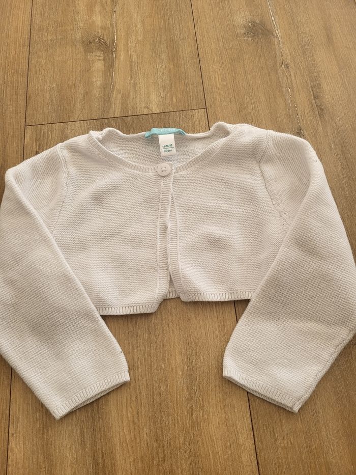 Gilet court coton 18 mois