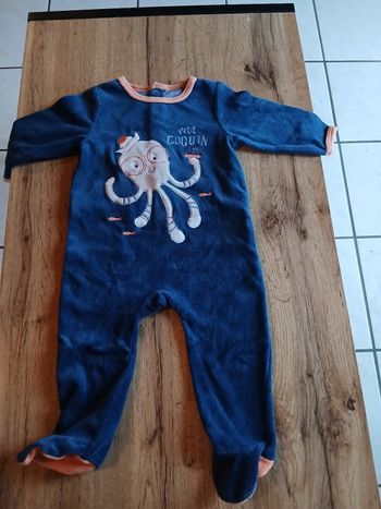 Pyjama bb velours 