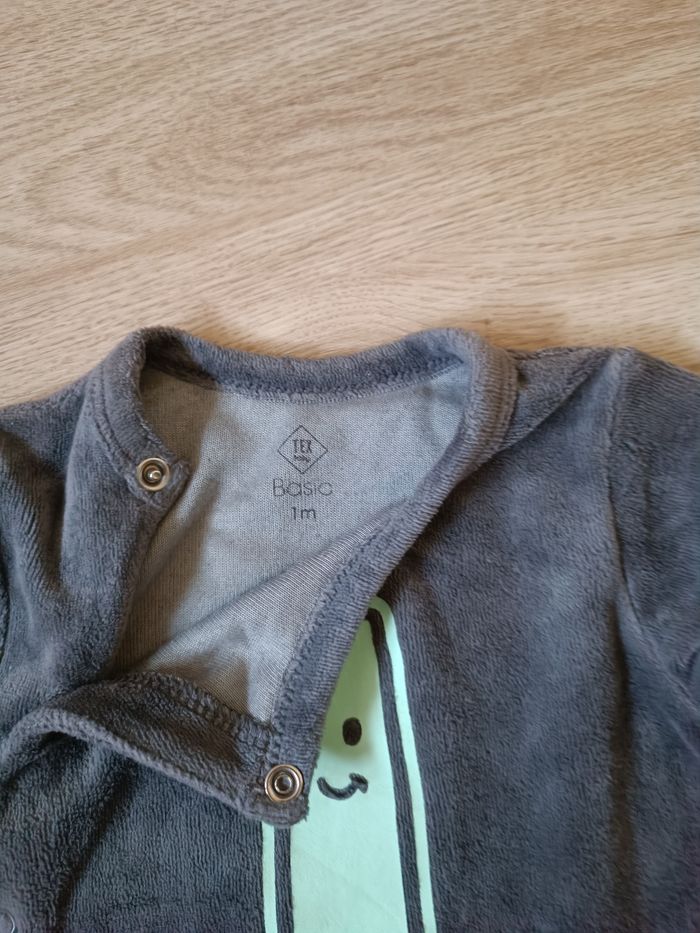 Pyjama hiver , taille 1 mois, marque Basic - photo numéro 2