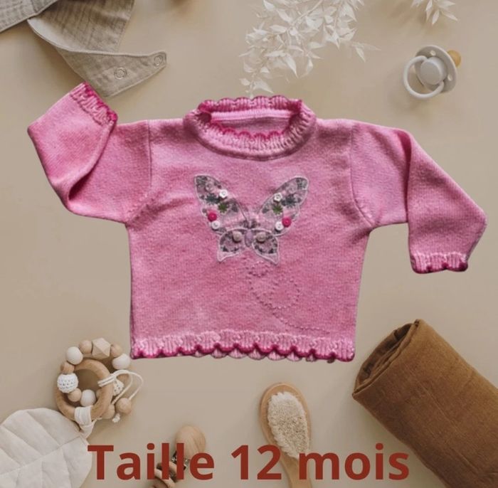 Pull fille 12 mois