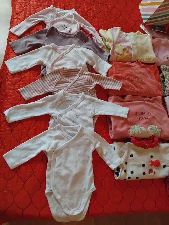 Caisses de vêtements fille 1mois - photo numéro 16
