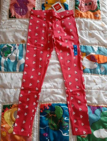 Legging fraise tissaia neuf