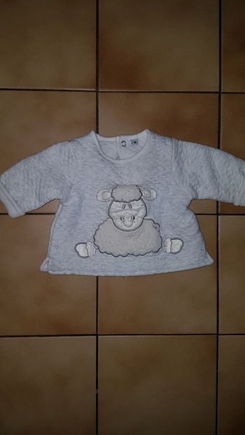 Pull molletoné gris