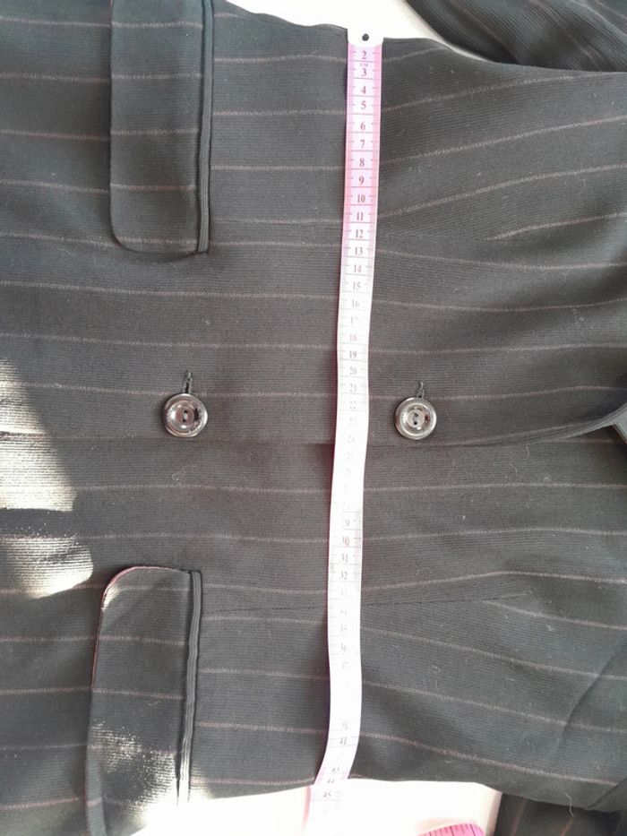 Très belle veste longue caroll vintage taille 40 / 42 - photo numéro 11