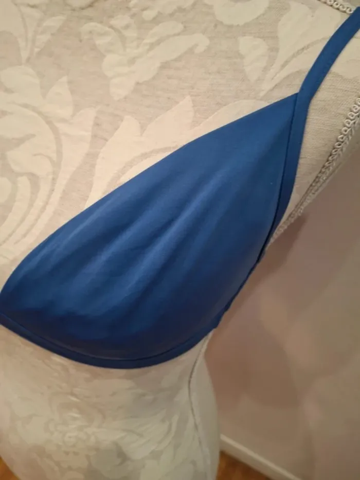 Haut de maillot de bain bleu petrol canard trimph taille 90 C - photo numéro 5