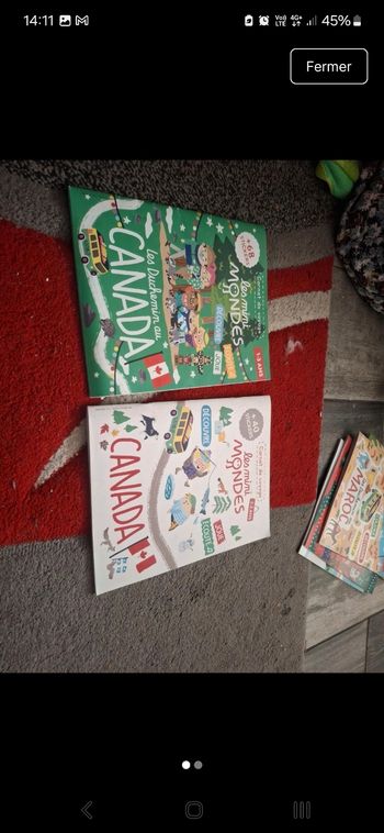 Lot magazines Mini mondes Canada 1-3 ans