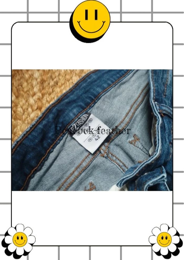 Bermuda jean 42 femme - photo numéro 4