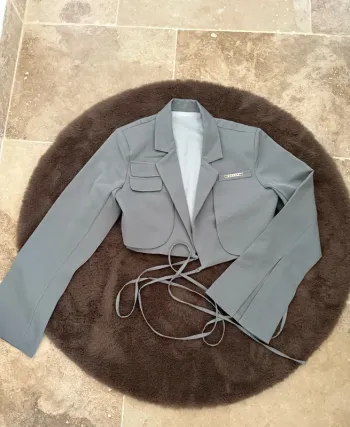 Haut blazer à nouer