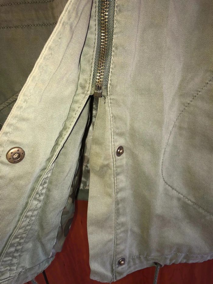 Veste kaki à capuche Fishbone - photo numéro 4
