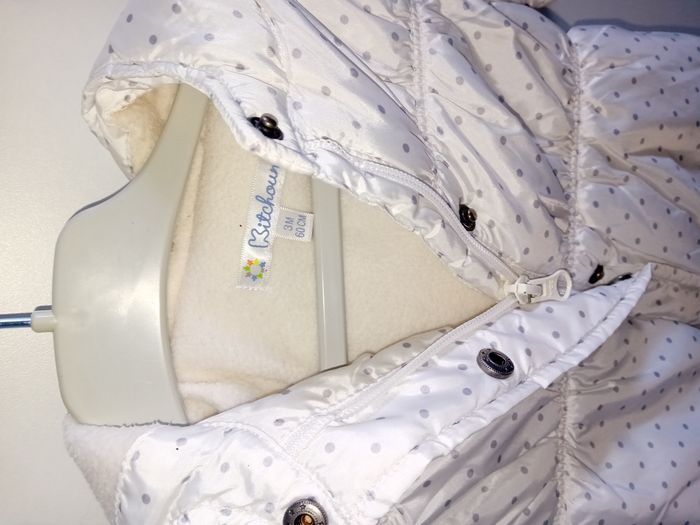 Manteau d'hiver Kitchoun 3 mois fille - photo numéro 4