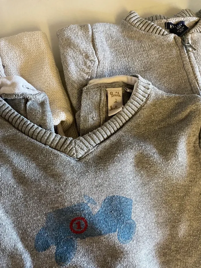 Gilet pull 12 mois - photo numéro 3