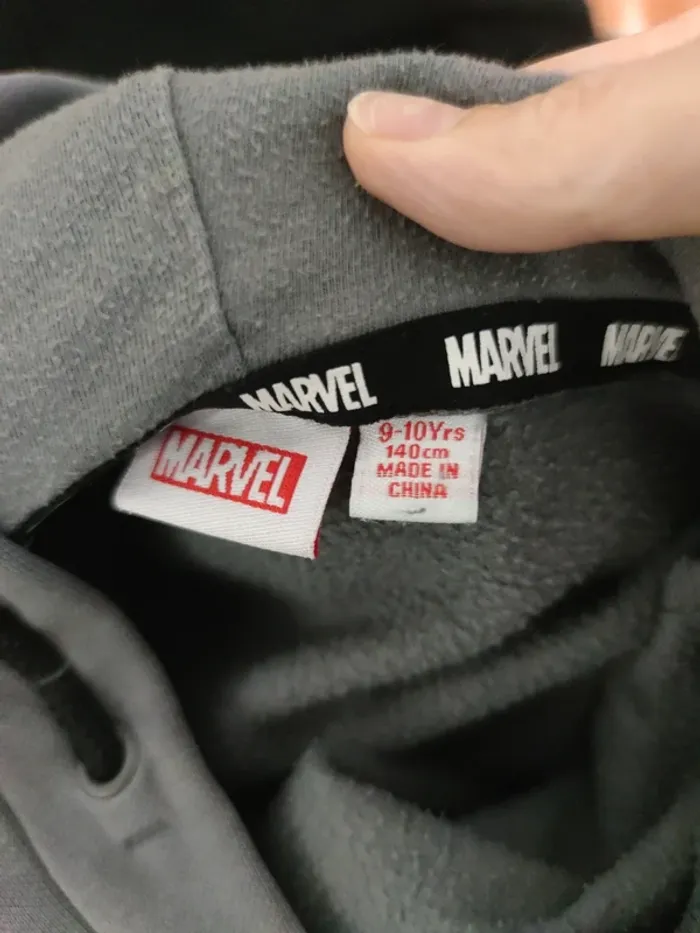 Sweat à capuche gris, Marvel - photo numéro 10
