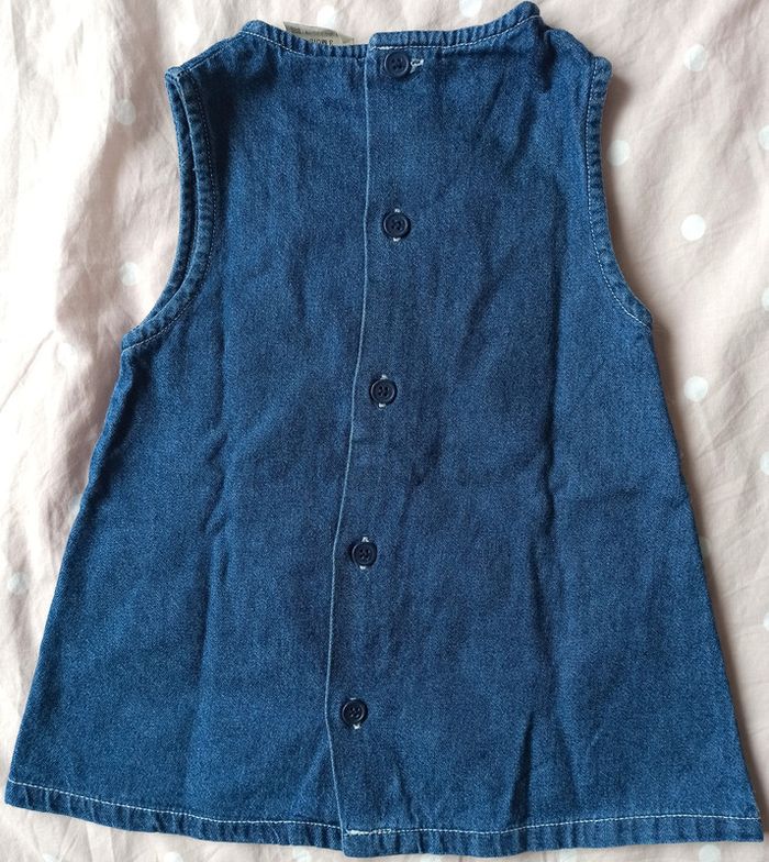 Robe bébé en jean, taille 3 mois , en excellent état - photo numéro 2