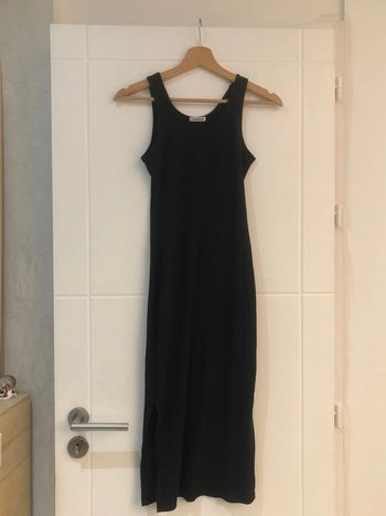 Robe longue fendu sur un côté