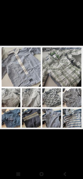 Lot haut garcon 18 mois