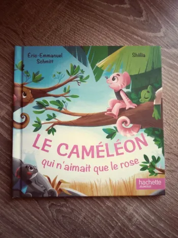 Livre : Le Caméléon qui n'aimait que le rose