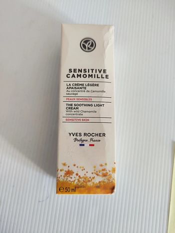 Yves rocher sensitive camomille crème legère peaux sensibles 50ml
