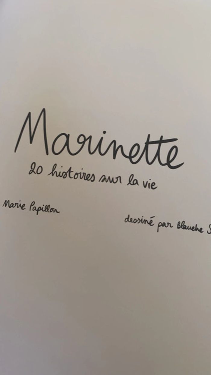 Marinette 20 histoires sur la vie - photo numéro 5