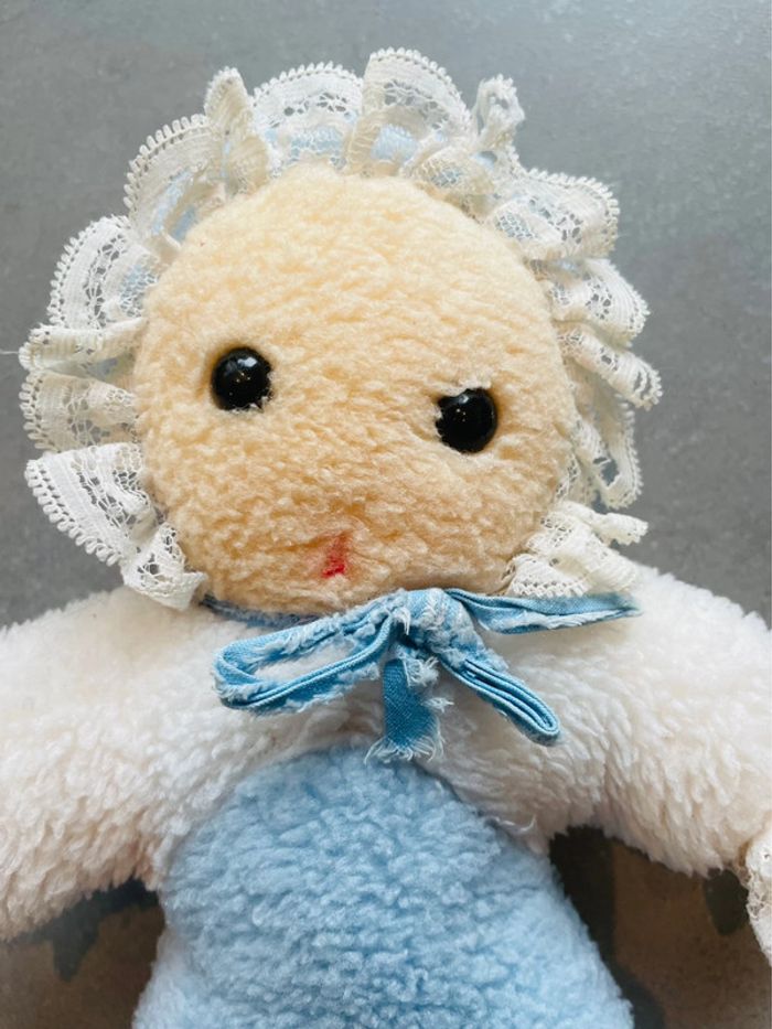 Lot peluche ancienne nounours et grelot - photo numéro 8