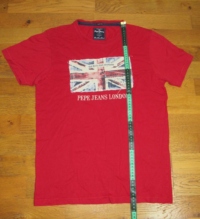 T-shirt Pepe Jeans London rouge - Taille S - photo numéro 4