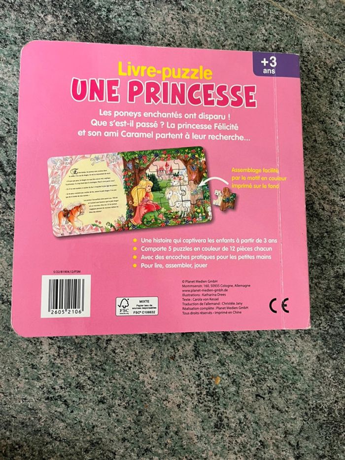 Livre puzzle une princesse - photo numéro 7