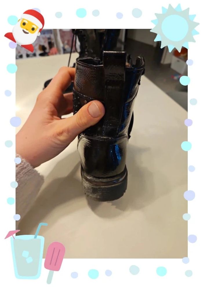 Chaussures bottines vernis fille 34 - photo numéro 6