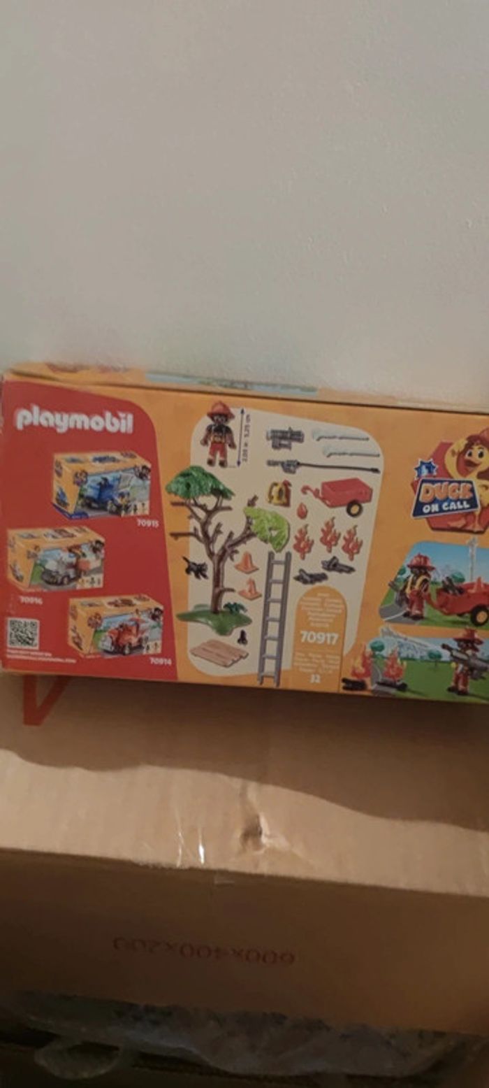 Playmobil pompier et chat neuf 3/5ans - photo numéro 2