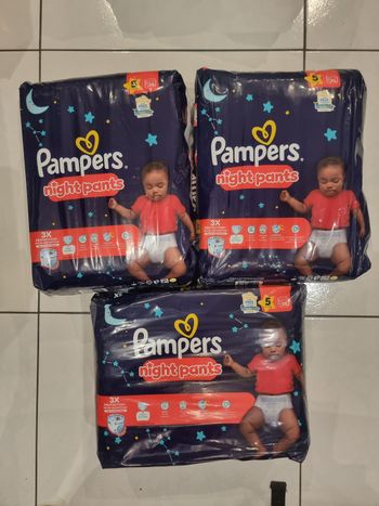 Pampers taille 5 pants night