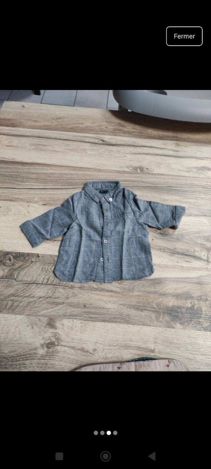 Lot de chemise bébé 3 mois - photo numéro 3