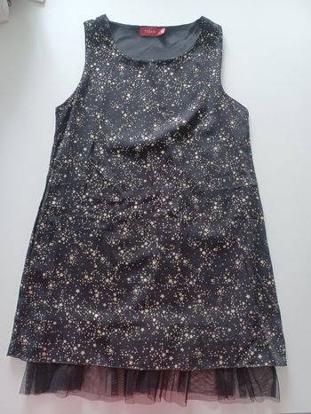 Robe soirée noir doré