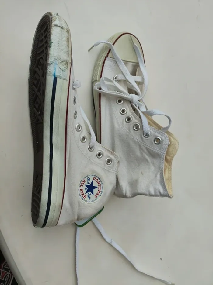 Basket converse blanche taille 44 - photo numéro 2