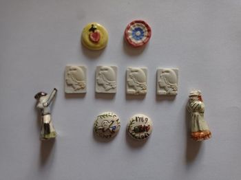 Lot de 10 fèves thème "1789 révolution française"