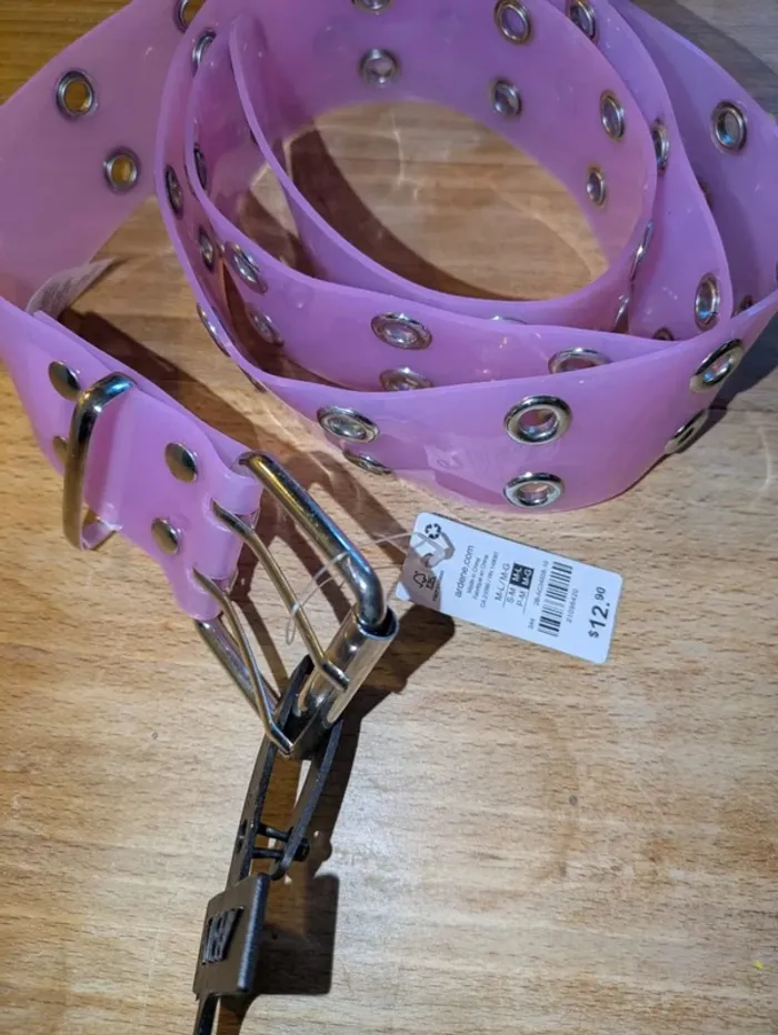 Ceinture rose flashy Ardene – style Y2K & rebelle - photo numéro 2
