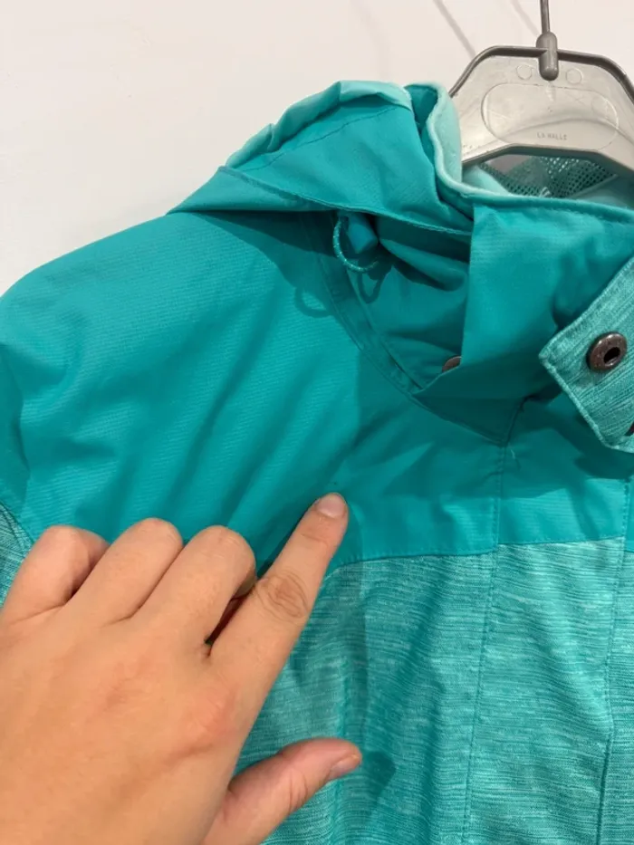 Veste imperméable bleu turquoise Quechua taille L - photo numéro 10